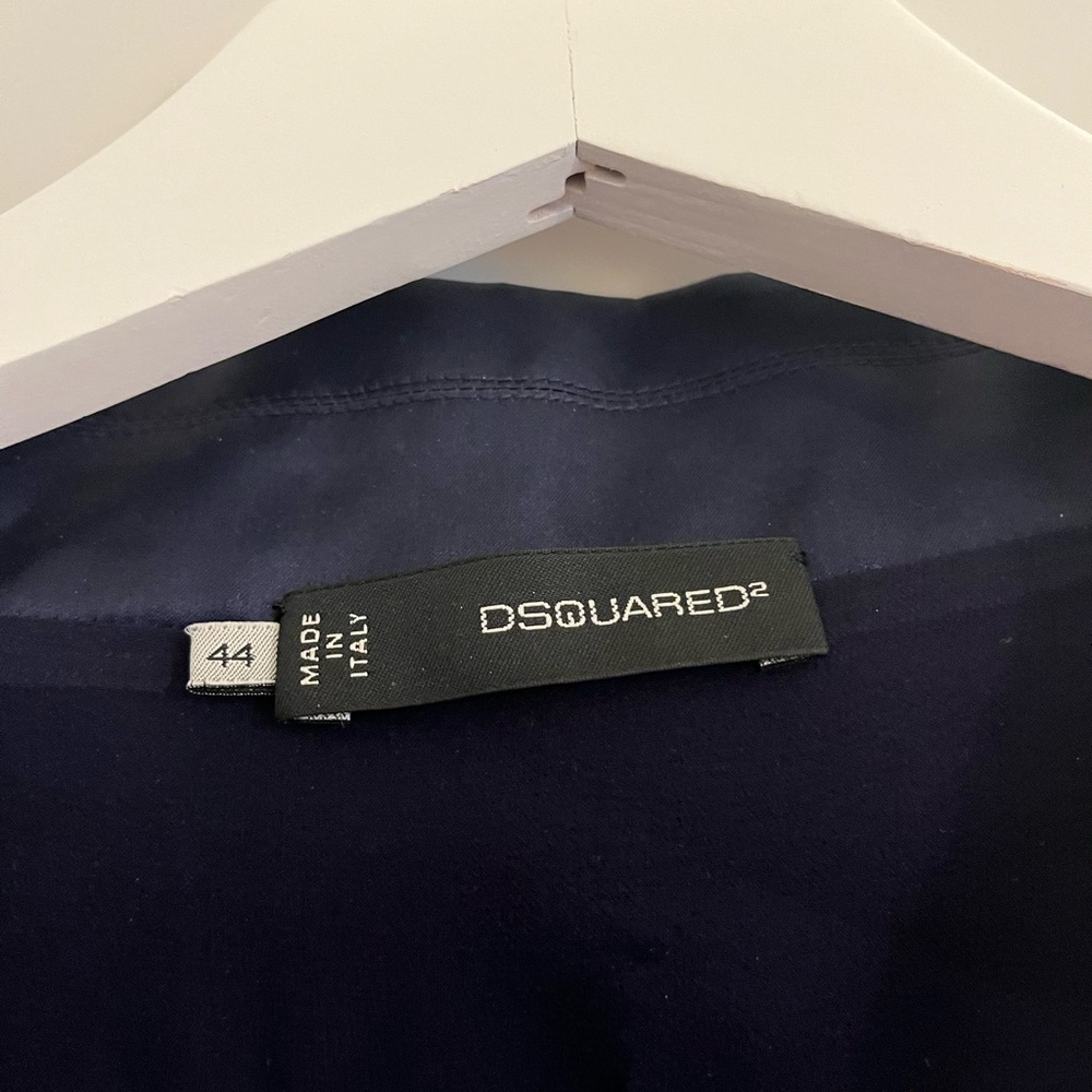 Dsquared silk dress with side pockets